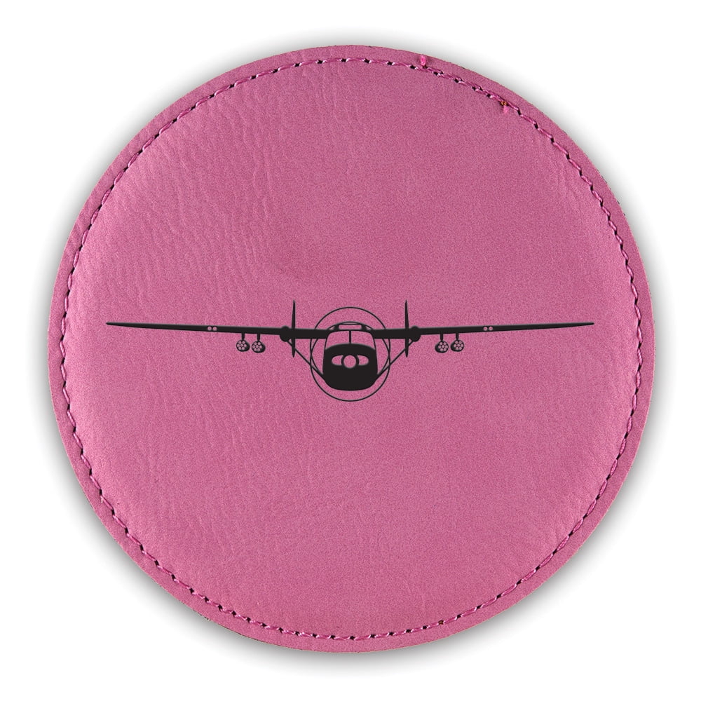 O-2 Skymaster Coaster Laser Engraved Leatherette - Round Coasters ...