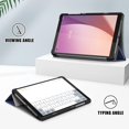 thumbnail image 5 of EliteGadget Case for Lenovo Tab M8 (4th Gen) (TB-300FU) - Lightweight Tri-Fold Stand Shell Case Cover for Lenovo Tab M8 (4th Gen) 8 Inch Display 2023 Released (Navy Blue), 5 of 5