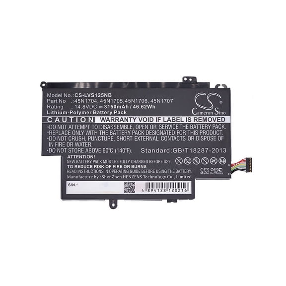 3150mAh 45N1706 45N1704 45N1705 45N1707 Battery for Lenovo ThinkPad S1 Yoga(20CDS00900)
