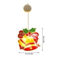 LUODU 35 Mini Lights String Big Bulb Christmas Lights Outdoor Solar Christmas Lights Exterior