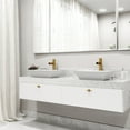 thumbnail image 5 of VIGO Ashford Single Handle Single-Hole Bathroom Vessel Faucet in Matte Brushed Gold, 5 of 12