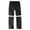 C-Black7, variant on JIAYUE Boys Solid Color Trousers Outdoor Convertible With Detachable Legs For Kids Hiking Camping All Weather Attire