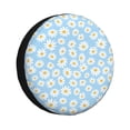 thumbnail image 1 of Balery Floral Daisy Cubiertas para Neumáticos - Protector Resistente para Neumáticos de Camioneta, SUV, Remolque, Camper y RV-15 inch, 1 of 6