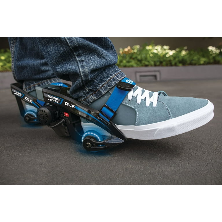 Razor Turbo Jetts Electric Heel Wheels- DLX Blue W/ Lighted Wheels