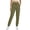 Armygreen, variant on Scubaknit Pants for Women Elastic Waist Drawstring Tapered Lounge Pants with Pockets Casual Joggers