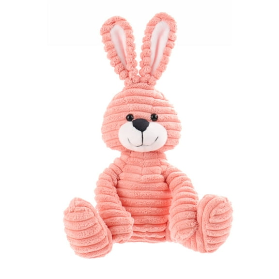 Apricot Lamb Red Corduroy Bunny Stuffed Animals for Kids 9.1 Inches