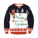 thumbnail image 1 of Jerseys navideños para hombres, suéter de cuello redondo con estampado 3D de reno, ropa superior para pareja, sudaderas de fiesta navideña, 1 of 4
