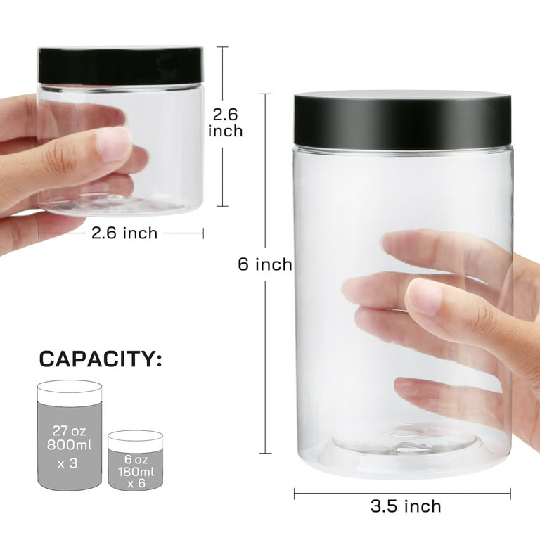 7 oz. Round Plastic Spice Container