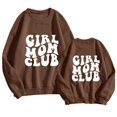 thumbnail image 1 of Wyzesi Red Sweatshirts for Women V Neck Women Long Sleeve Letter Graphic Printed Pullover Crew Neck Sweatshirts Drawstring Sweatshirts Blouseladies Sweatshirts for Fall, 1 of 4