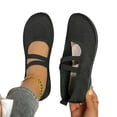 thumbnail image 4 of Wensltd Women Mary Jane Flats Elastic Band Round Toe Comfortable Walking Shoes, 4 of 9
