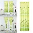thumbnail image 4 of tishita Rideaux Occultants Imprimés Roses Style Asiatique Sud-Est Vert, 4 of 8