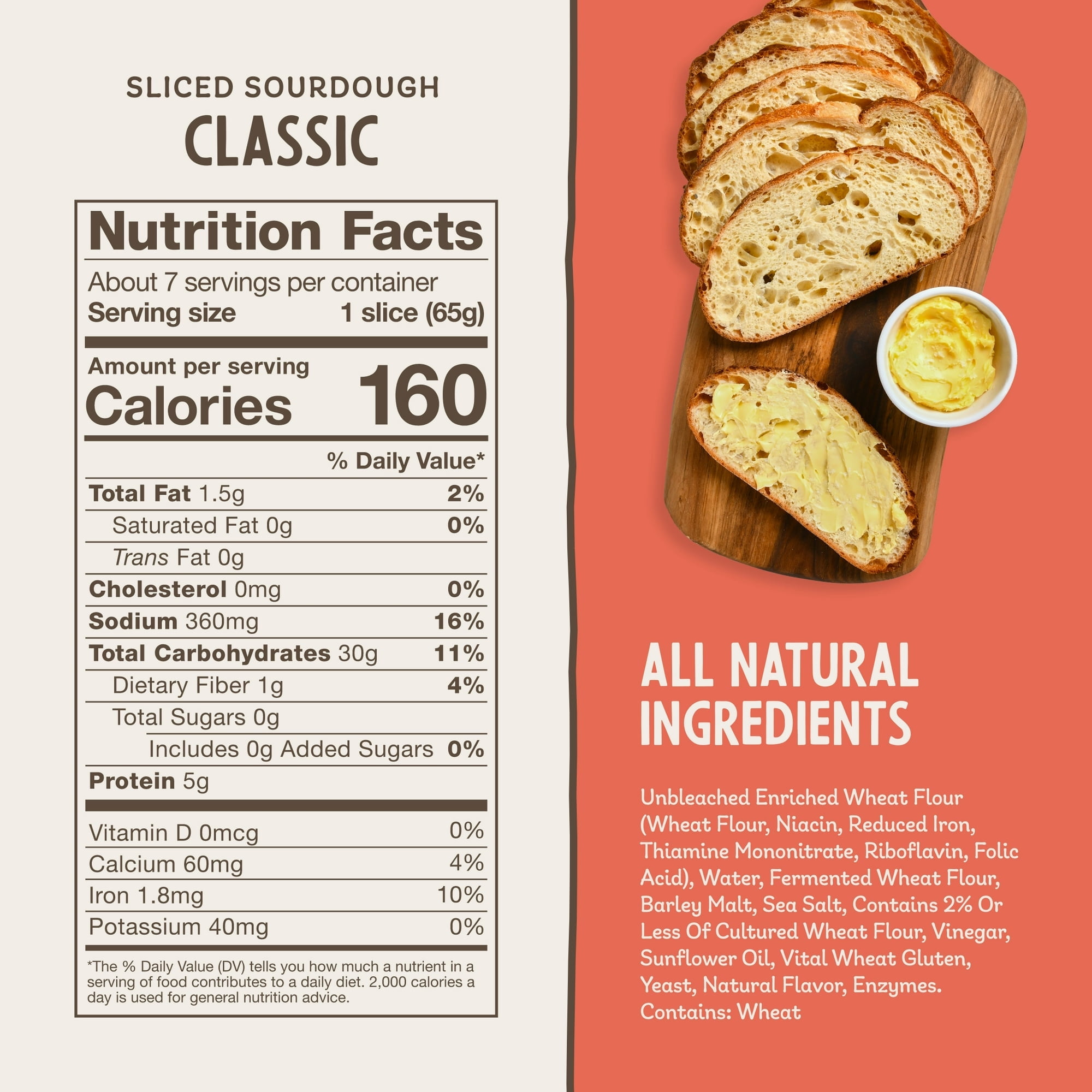 Essential Baking Classic Sliced Sourdough Bread, Non-GMO, 16 oz(Pack of 2)