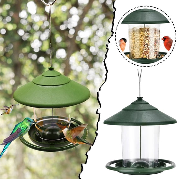 Bird Feeder for Outdoor Hanging Garden Yard Decoration Durable Squirrel Proof with Weather and Easy Cleaning