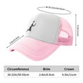 thumbnail image 6 of PAYOHTO Kids Basketball Player Splash Silhouette Baseball Hat Back Adjustable Mesh Breathable Hats Pink Trucker Cap Outdoor Fishing Sun Caps for Boys or Girls ages 4-10, 6 of 9