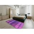 thumbnail image 4 of Ahgly Company Indoor Rectangle Patterned Crimson Purple Area Rugs, 7' x 9', 4 of 6
