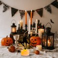 thumbnail image 4 of Huanglei Electronic Candle Lights Festival LED Halloween Wind Lights Decorative Injection Candles Night Lights Halloween Style Desktop Scenery, 4 of 4