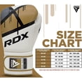 thumbnail image 3 of RDX MMA F7 Boxing Training Gloves Golden ,16oz, 3 of 6