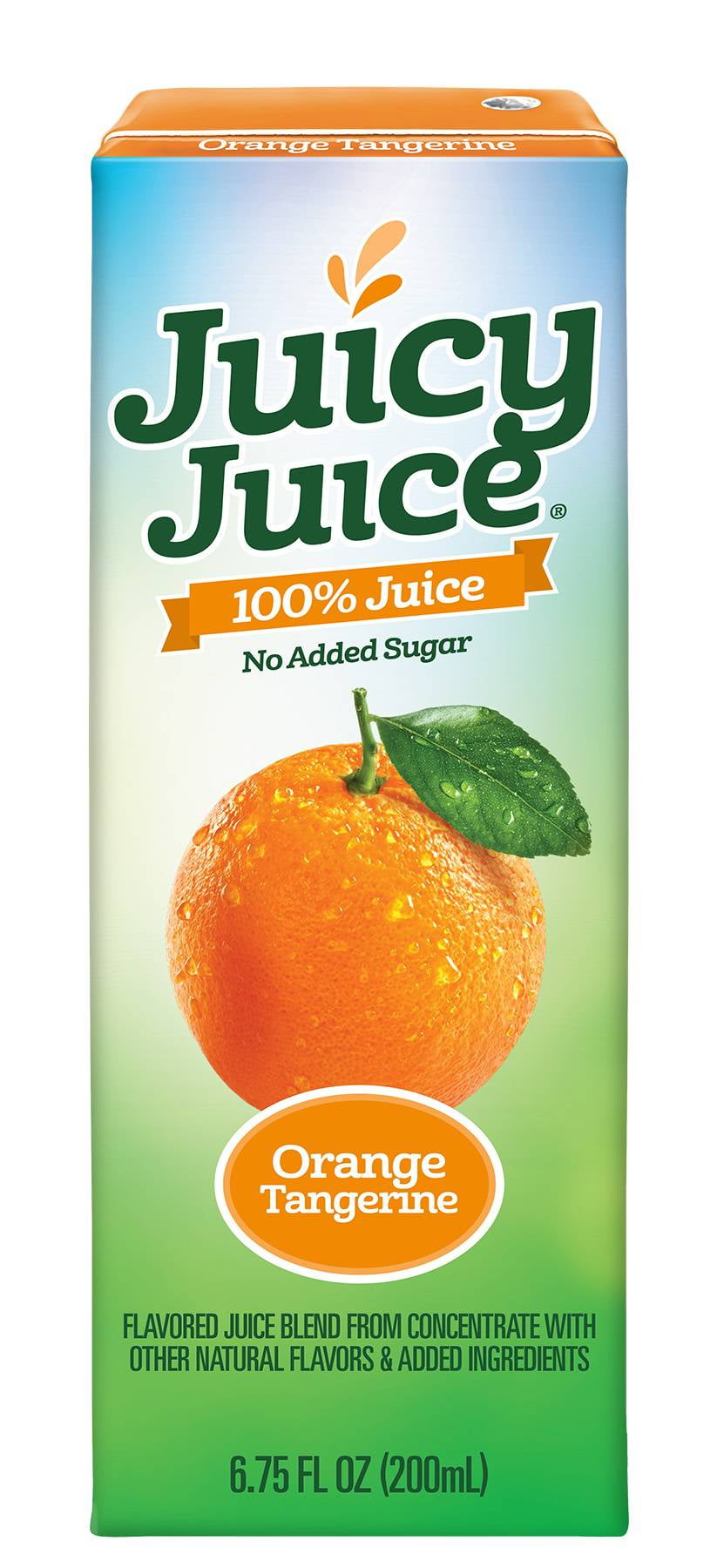 Juicy Juice 100 Percent Orange Tangerine Juice, 6. 75 Fluid Ounce 32 per case.