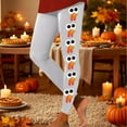 thumbnail image 2 of Fiaer Thanksgiving Womens Leggings Plus Size Funny Graphic Trendy Yoga Pants High Waisted Comfy Holiday Workout Trousers Light Gray XXL, 2 of 5