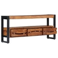 thumbnail image 4 of vidaXL TV Stand 55.1"x11.8"x17.7" Solid Wood Acacia, 4 of 11