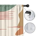 thumbnail image 4 of Blackout Kids Curtains,Brown Boho Geometric Pattern Childrens Insulated Curtains Set Of 2,Bedroom Essentials,Toddler Room Decor 42x54in(106x137cm), 4 of 5