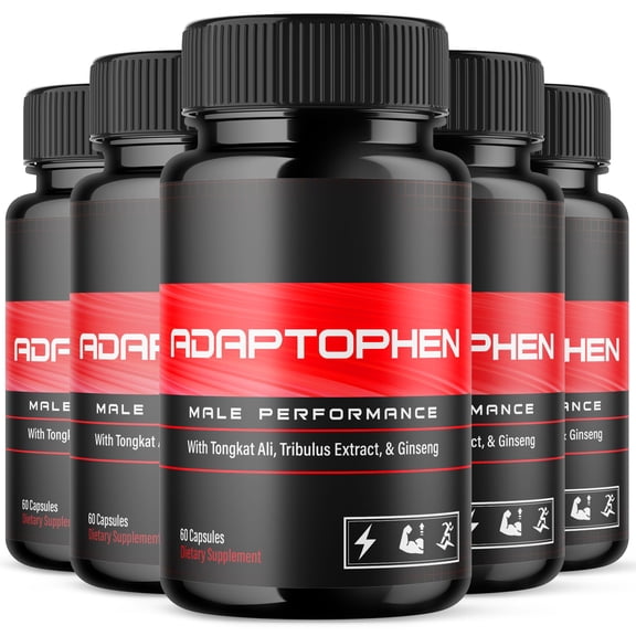 Adaptophen Advanced Formula Pills All Natural Vitamin Supplement 300 Capsules