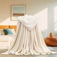 thumbnail image 5 of Holloyiver Fleece Blanket, 21.6 x 29.5 Inch Plush Throw Fuzzy Lightweight Super Soft Microfiber Flannel Blankets for Couch, Bed, Sofa Ultra Luxurious Warm and Cozy for All Seasons, 5 of 6