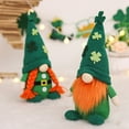 thumbnail image 3 of Nmdmisc St Patrick's Day Gnomes Plush Decorations,Green Irish Lerechaun Tomte Elf Gnome Doll Dwarf Figurines Handmade Faceless Elderly Irish Ornaments for Lucky Day Home Table Party Decor, 3 of 3