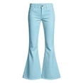 thumbnail image 6 of HAOTAGS Girls Flared Pants (5-16) Casual Fashionable Long Pants Light Blue Size 7, 6 of 6