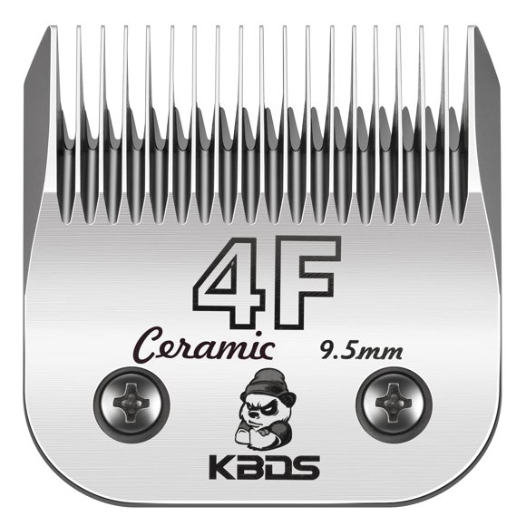 Cuchilla Clipper Blade KBDS de cerámica desmontable, 9,5 mm, longitud de corte 4F