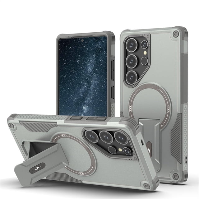 Case For Samsung Galaxy S26 Ultra/S26 Plus/S26, Magnetic Shell With Anti-Fall Wireless Charging Kickstand Cover