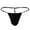 Black, variant on Men's Woven Rope Cotton Sexy Single Thong Underwear Blue M