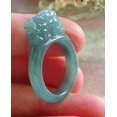 thumbnail image 4 of Certified Icy Green Burma Natural A JADE Jadeite Dragon Pi Xiu RING USA. 6.5 RING 587738 TN, 4 of 8
