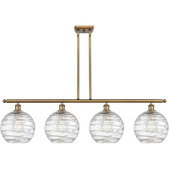 Innovations Lighting 516-4I-13-48 Athens Linear Athens 4 Light 48" Wide Linear Pendant -