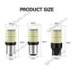 thumbnail image 3 of KEIN 144SMD 1156 LED 1157 T20 7440 7443 W21W 1157 BAY15D Bombilla 1156 BA15S P21W P21 5W BAU15S 3014 Señal De Giro De Freno De La Lámpara De Luz Trasera Auto Parque De Parada Motocicleta Marcha Atrás, 3 of 4