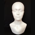 thumbnail image 1 of Mannequin Hat Display Lifelike White Foam Mannequin, 1 of 7