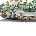 thumbnail image 4 of Bohemian Pet Bed, Retro Colorful Flowers Pattern Exquisite Blooms Boho Vintage Floral Art, Chew Resistant Pad for Dogs and Cats Cushion with Removable Cover, 24" x 39", Multicolor, by Ambesonne, 4 of 4