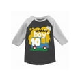 thumbnail image 1 of Awkward Styles 10th Birthday T-shirt Bus Raglan Shirt Kids, 1 of 4