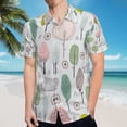 thumbnail image 5 of High Quality Hawaiian Shirts for Men Short Sleeve Aloha Beach Shirt Floral Summer Casual Button Down Shirts Blouses 2QLRVQ, 5 of 7