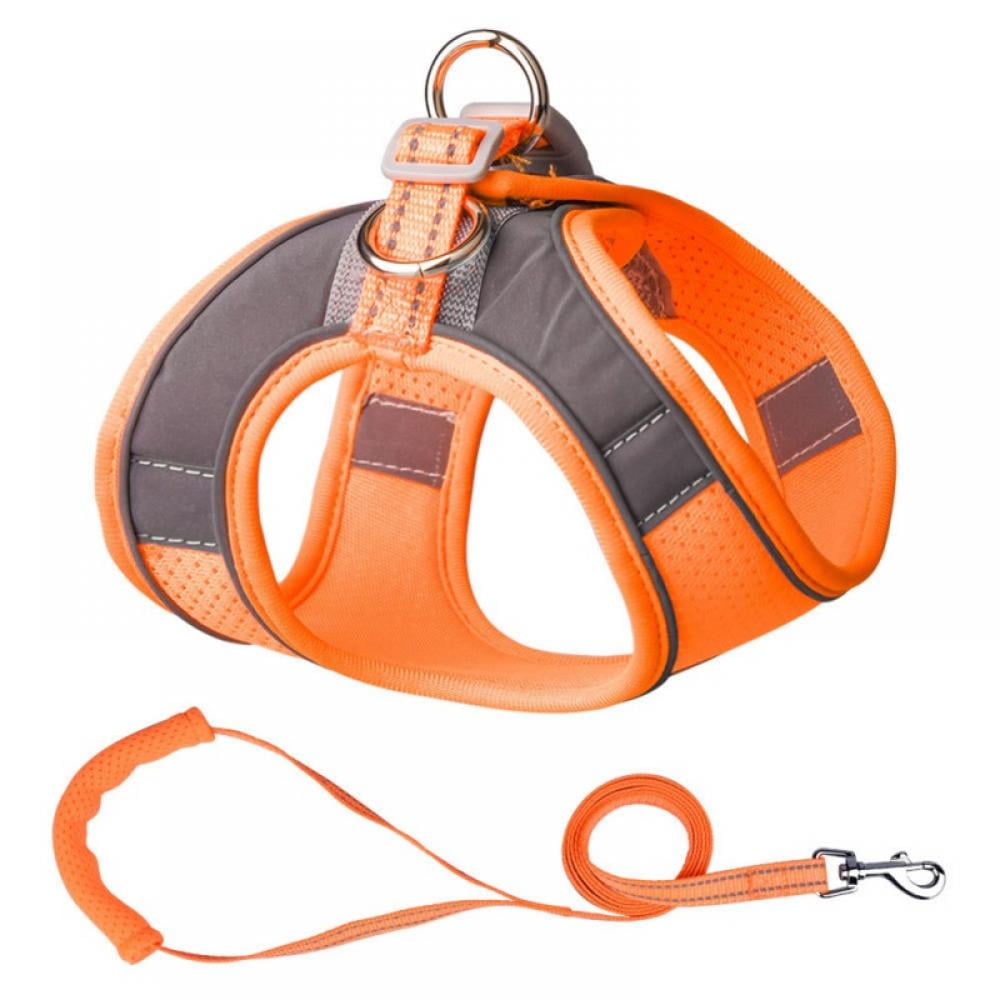Pet Reflective Soft Breathable Mesh Dog Harness ChokeFree Double