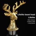 thumbnail image 3 of Red Wine Bottle Stopper Bar Tools Champagne Corks Trolleys Deer Head Durable For Kitchen Practical Replacement, 3 of 9