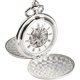 thumbnail image 1 of Reloj de bolsillo ZHAOCHENG Mecánico Double Hunter Lujo Plateado, 1 of 5