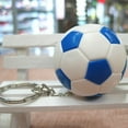 thumbnail image 3 of UDIYO 2 Pcs Key Ring Vibrant Color Water-proof ABS School Carnival Reward Soccer Keychain for Kids, 3 of 8
