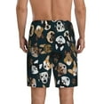 thumbnail image 3 of Fotbe Dogs Pajama Shorts for Men, Men's Pajama Bottoms, Sleepwear,Short Pajama Pants-Medium, 3 of 9