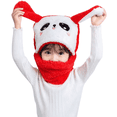 thumbnail image 5 of Loonyx 2-in-1 Cotton Velvet Floppy Winter Hat, Red, S, 1 Count, 5 of 5
