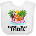 thumbnail image 3 of Inktastic Panama City Beach Vacation Girls Baby Bib, 3 of 4