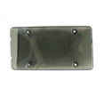 thumbnail image 3 of MesaSe 2 Pcs ​License Plate Shields  License Plate Frame Transparent Dark Gray Plate Covers for Car Truck, 3 of 9