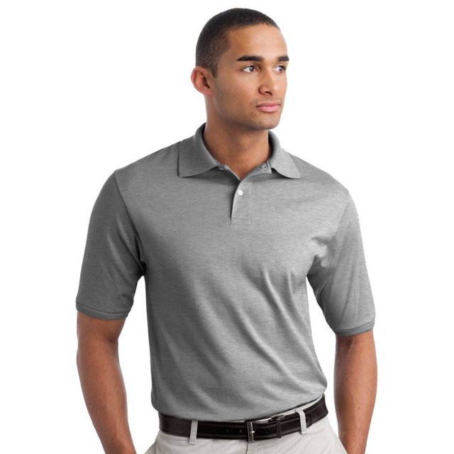 Jerzees Men's SpotShield Button Down Polo Sport Shirt, Oxford S