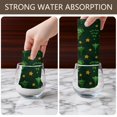 thumbnail image 6 of 4 Pcs Funny Kitchen Towels,Green Christmas Tree and Star Pattern Microfiber Dish Towels,Kitchen Tea Towels,Kitchen Towel Set (18" X 26"), 6 of 7