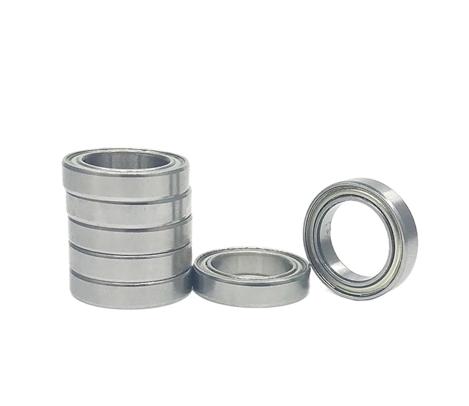 Bimetal Seal Shield Micro deep Groove Bearing 100PCS 6701ZZ 12x18x4mm Thin Section Ball Bearings
